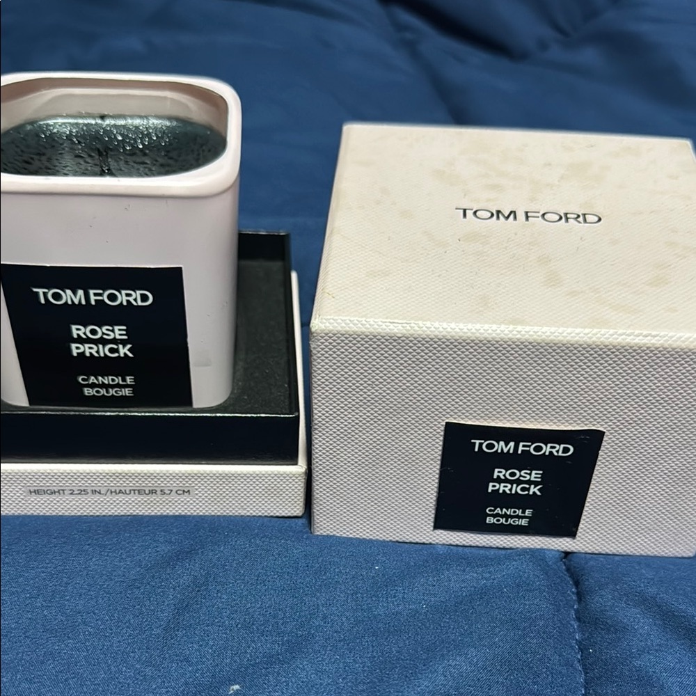 Tom Ford Rose Prick Candle - pink, Black and White